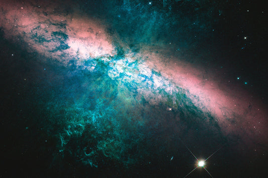 Messier 82 Pink & Blue