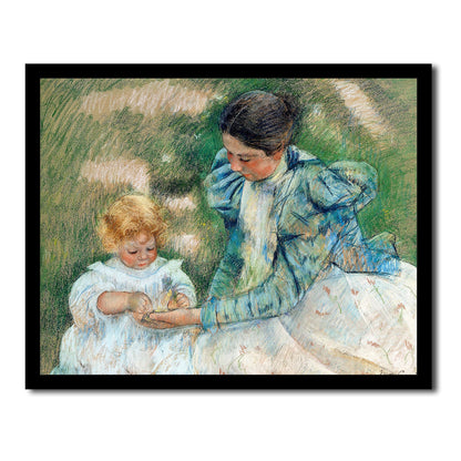 Mother Playing with Child (ca. 1897) by Mary Cassatt