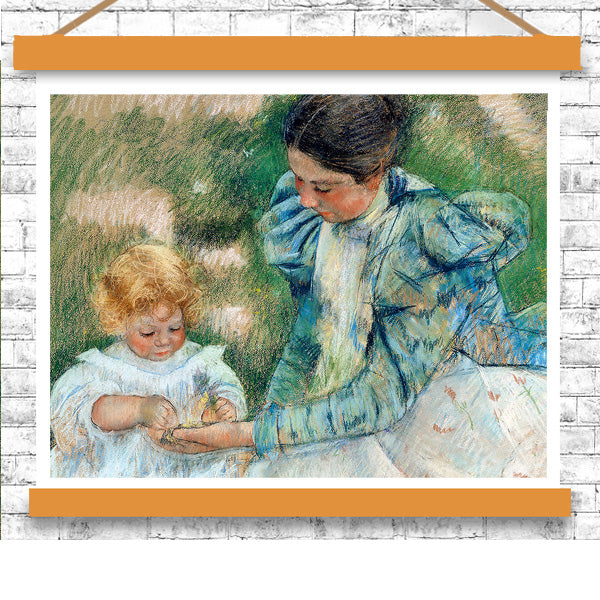 Mother Playing with Child (ca. 1897) by Mary Cassatt