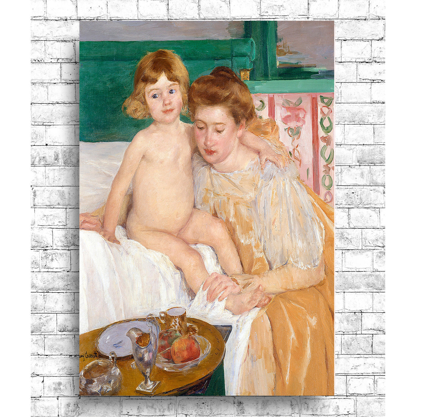 Mother and Child (Baby Getting Up from His Nap) (ca. 1899)by Mary Cassatt