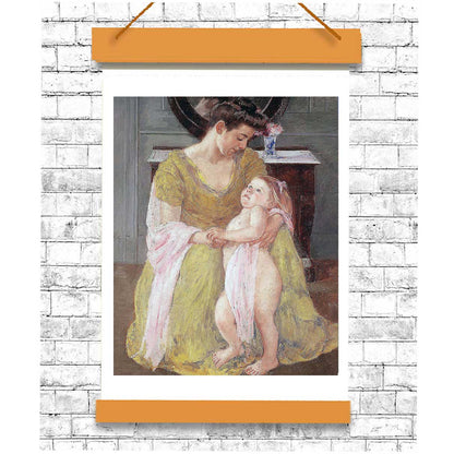Mother and Child with a Rose Scarf (ca. 1908) by Mary Cassatt