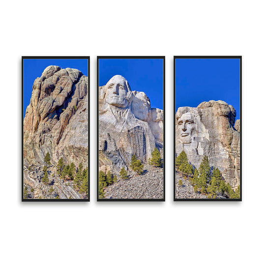 Mount Rushmore National Memorial| Multi-Paneled Prints | Choose Number of Panels| Total Size & Accent Color