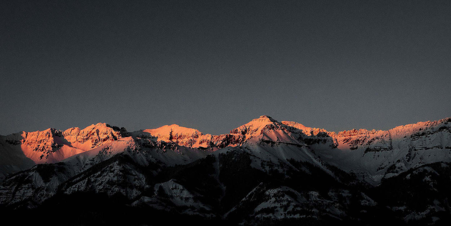 Mountain Sunset view from Telluride