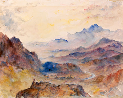 Mountain Scene, Mist Rising by J.M.W. Turner