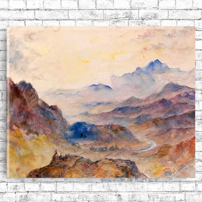 Mountain Scene, Mist Rising by J.M.W. Turner