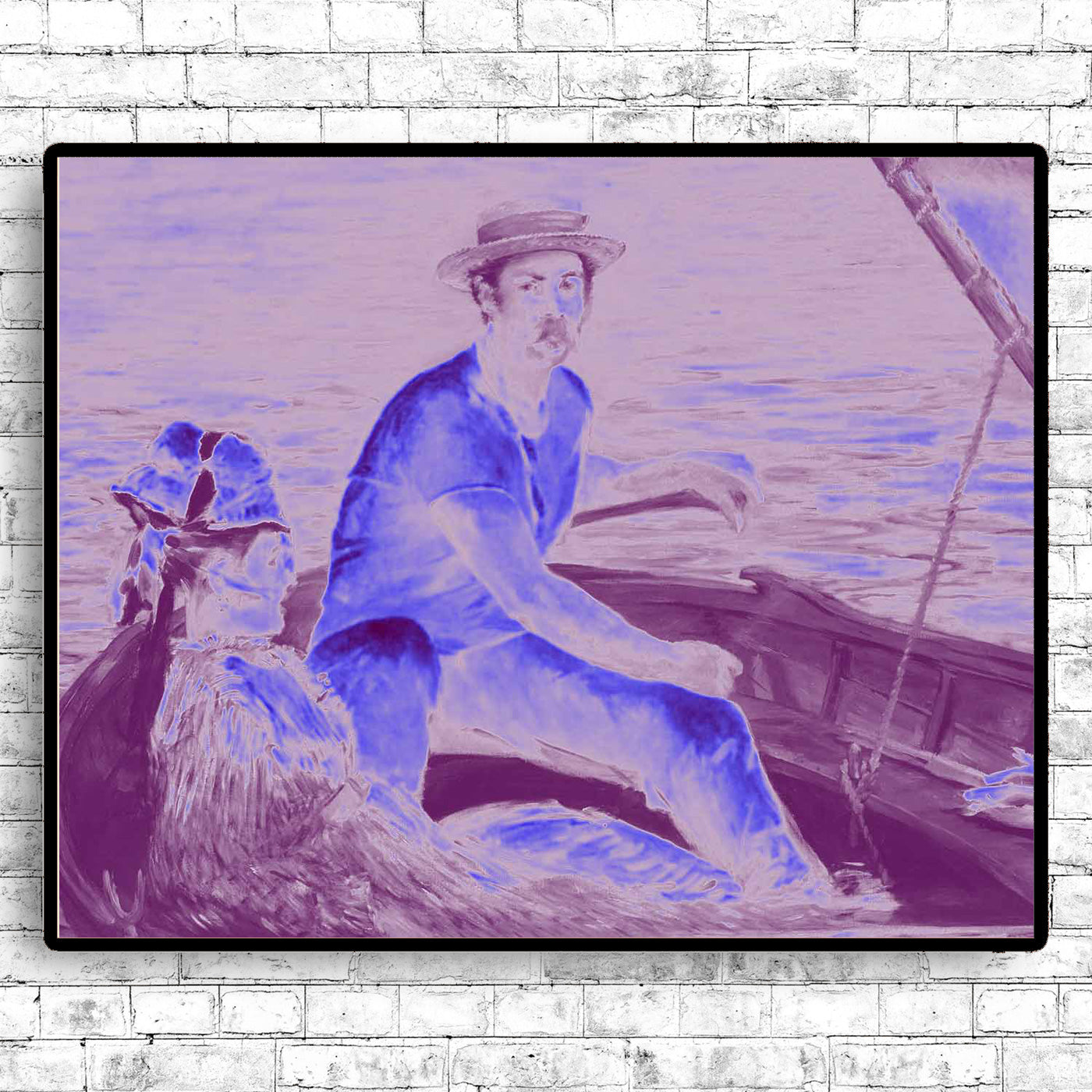 ZZ-Boating by Edourd Manet 1879 - Through Filters