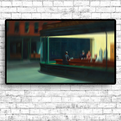 Nighthawks (1942) by Edward Hopper - Through Filters