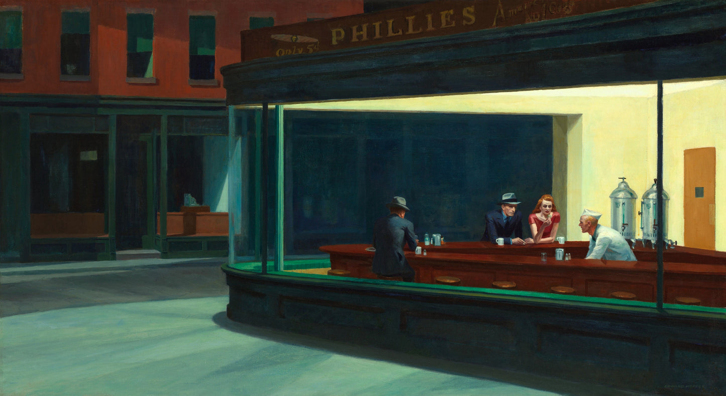 Nighthawks (1942) by Edward Hopper