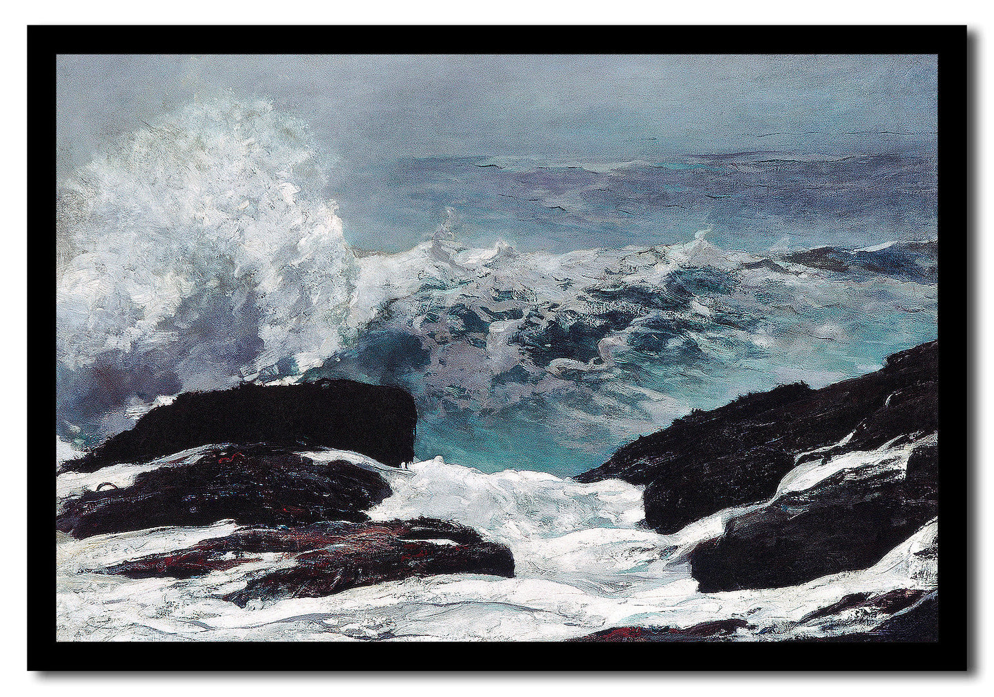 Winslow Homer Northeaster Print: Coastal Seascape Art