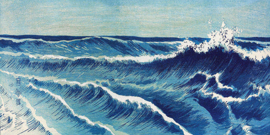 Ocean Waves Vintage Japanese