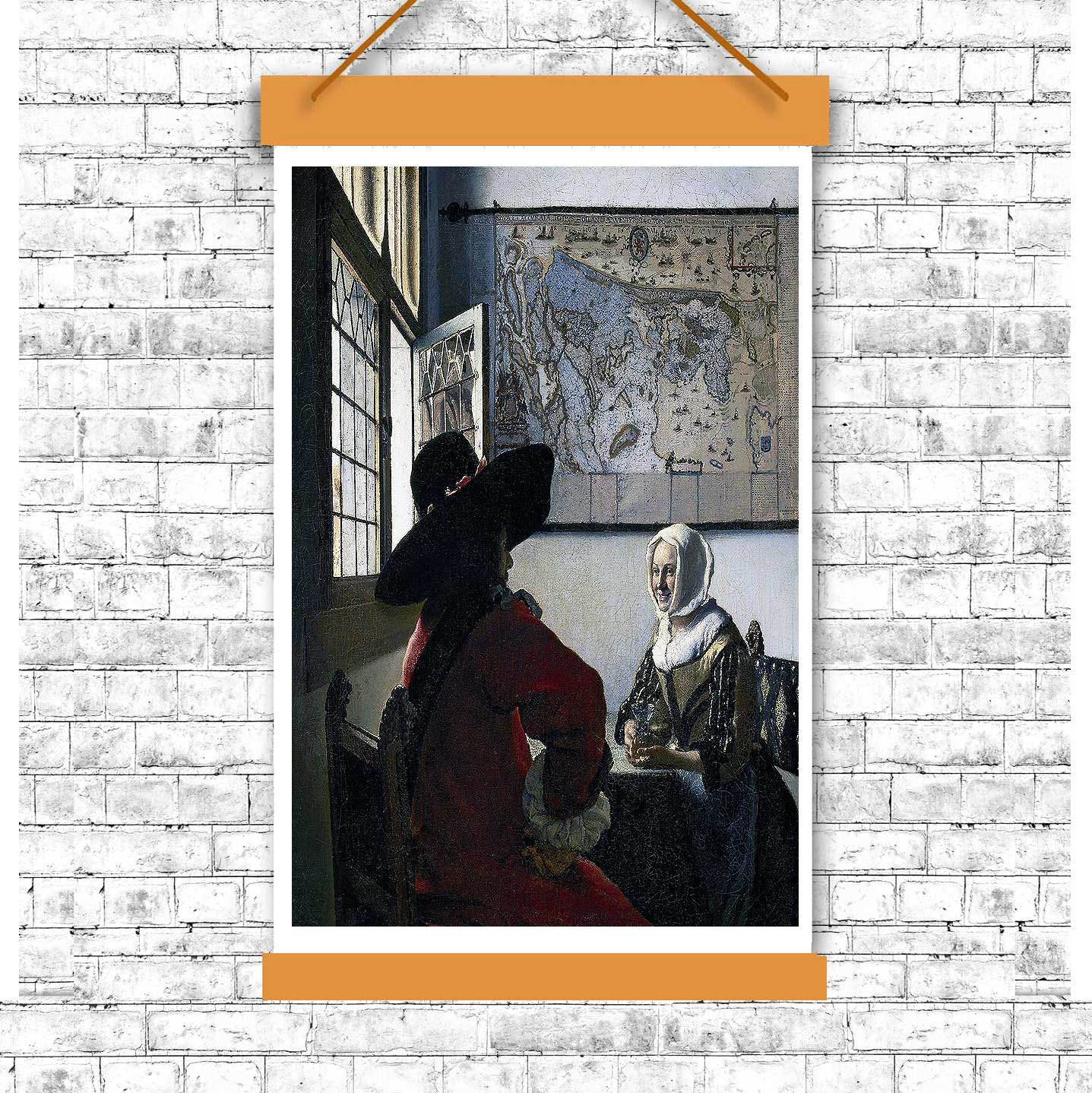 Officer and Laughing Girl (ca. 1657) by Johannes Vermeer