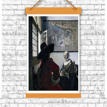 Officer and Laughing Girl (ca. 1657) by Johannes Vermeer