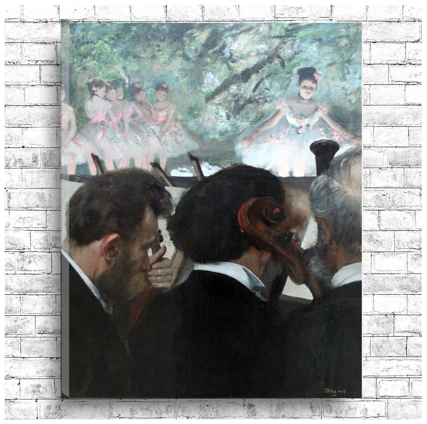 Orchestra Musicians (1872) by Edgar Degas