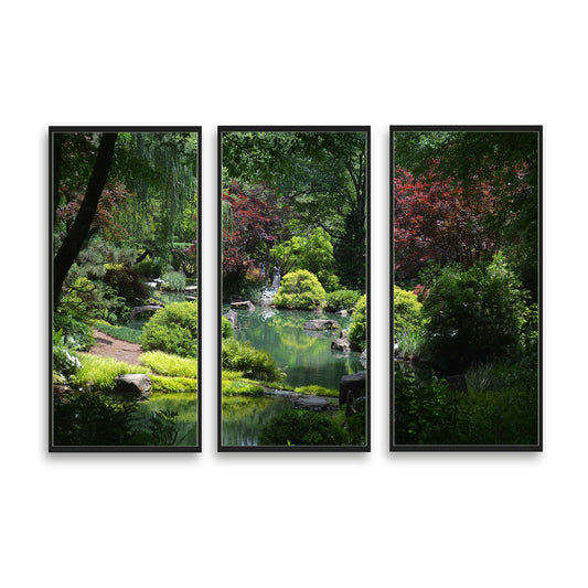 Peaceful Stream| Multi-Paneled Prints | Choose Number of Panels| Total Size & Accent Color