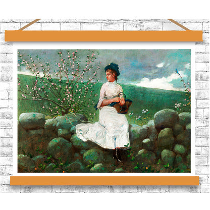 Peach Blossoms (1878) by Winslow Homer