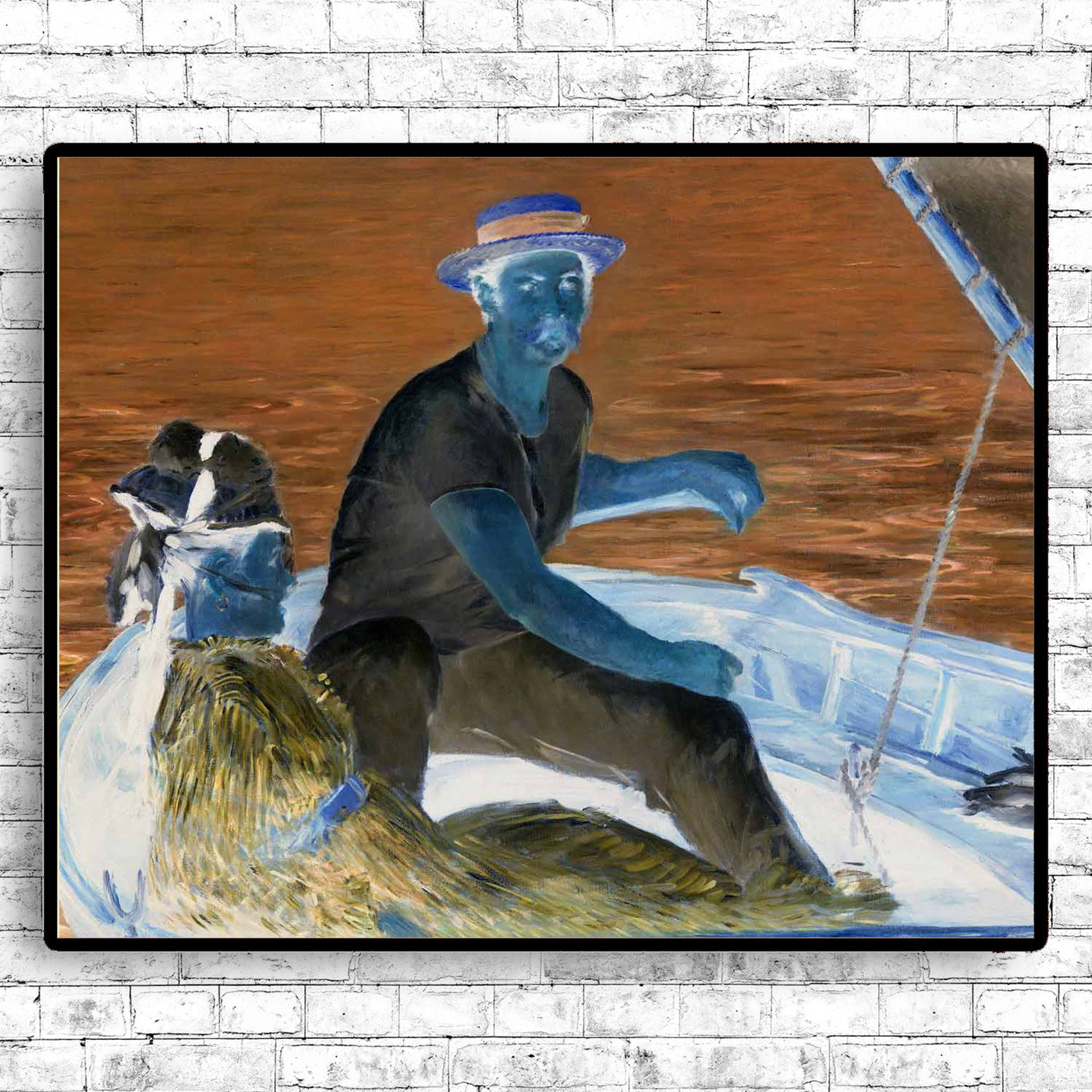 ZZ-Boating by Edourd Manet 1879 - Through Filters