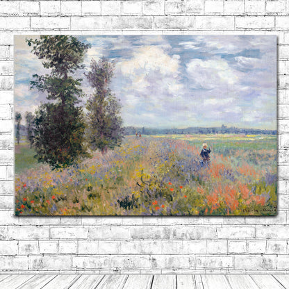 Poppy Field by Claude Monet