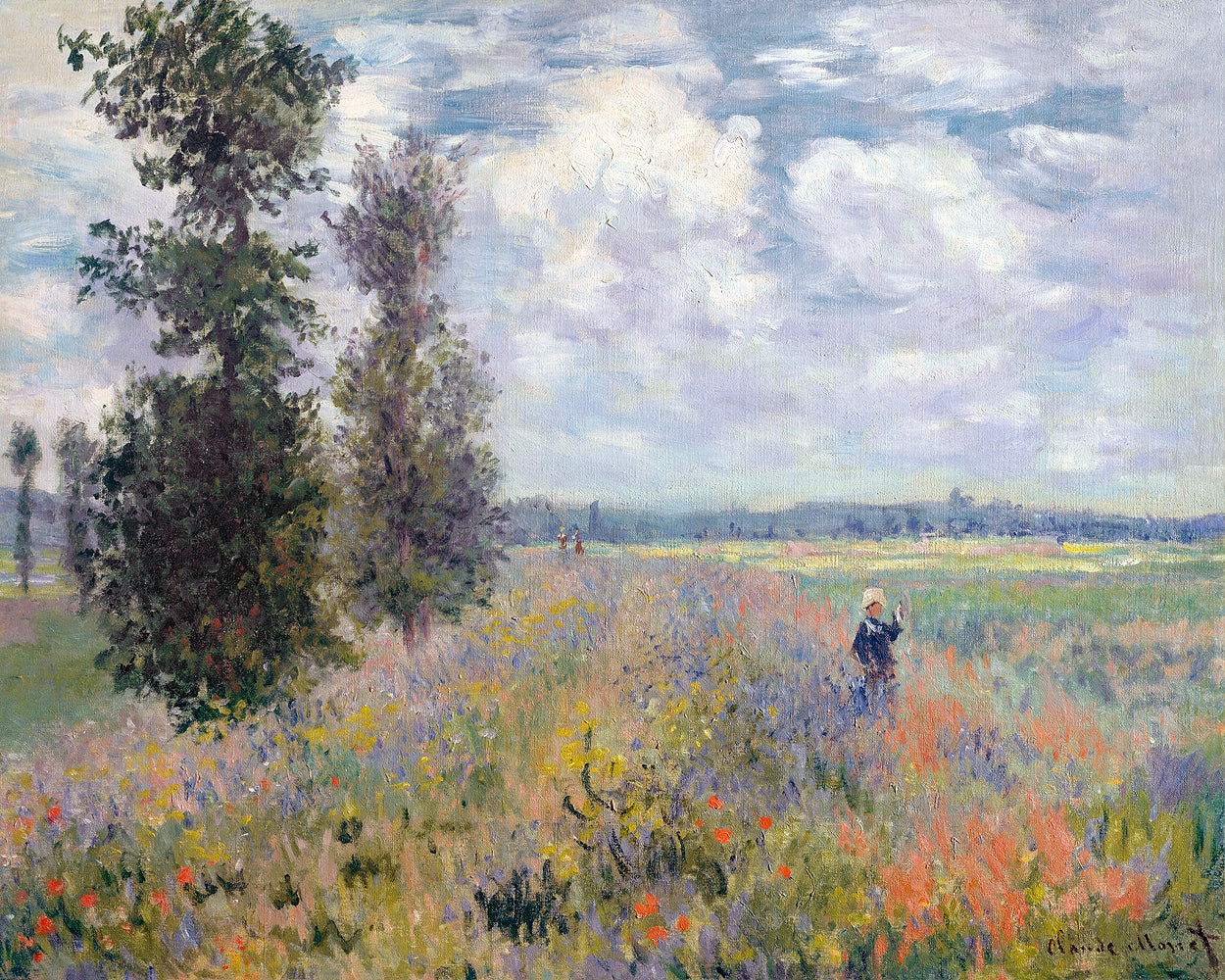Poppy Field by Claude Monet