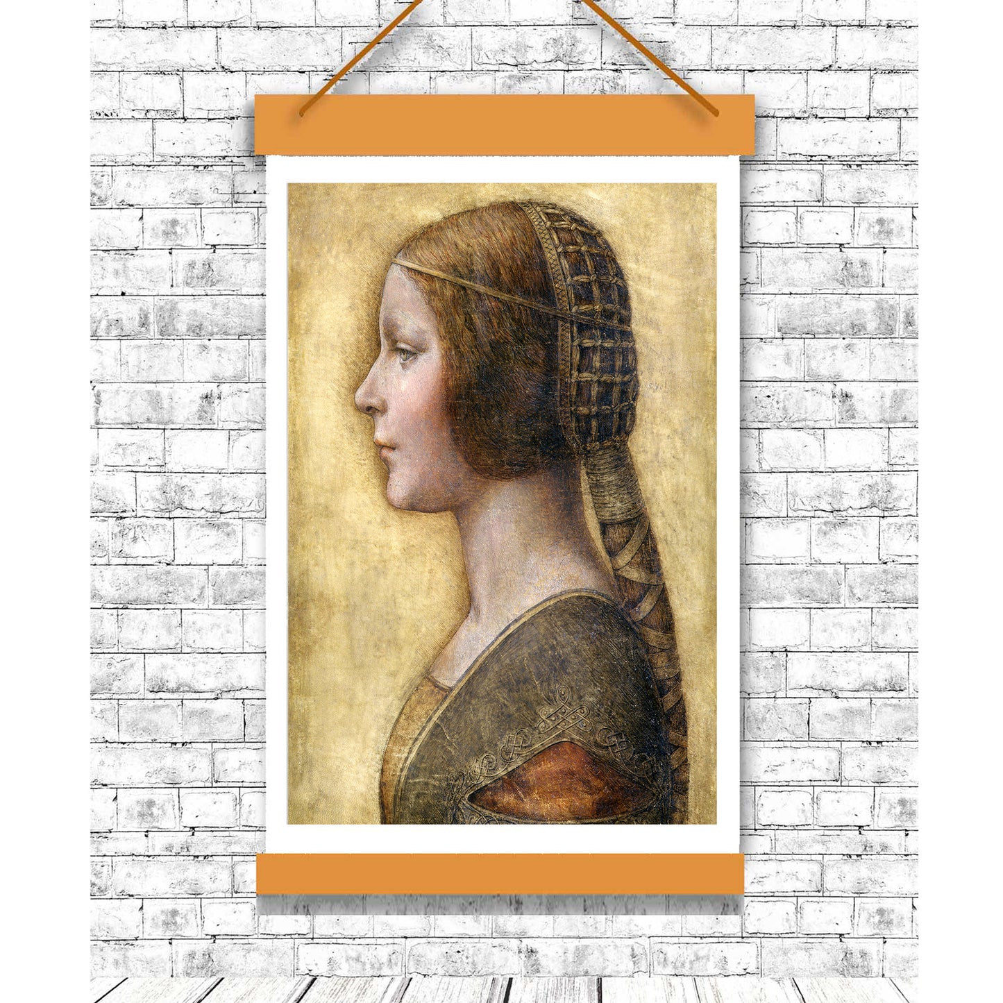 Profile of a Young Fiancée (1495) by Leonardo Di Vinci
