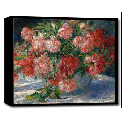 Peonies (c. 1880) by Pierre Renoir - Buy Print Only or Mounted with Choice of Accent Color