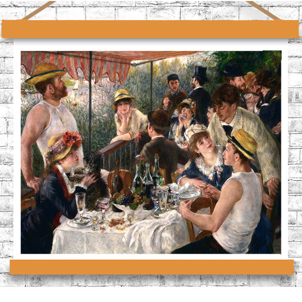 Pierre-Auguste Renoir's Luncheon of the Boating Party (1880-1881) by Pierre Renoir - Buy Print Only or Mounted with Choice of Accent Color