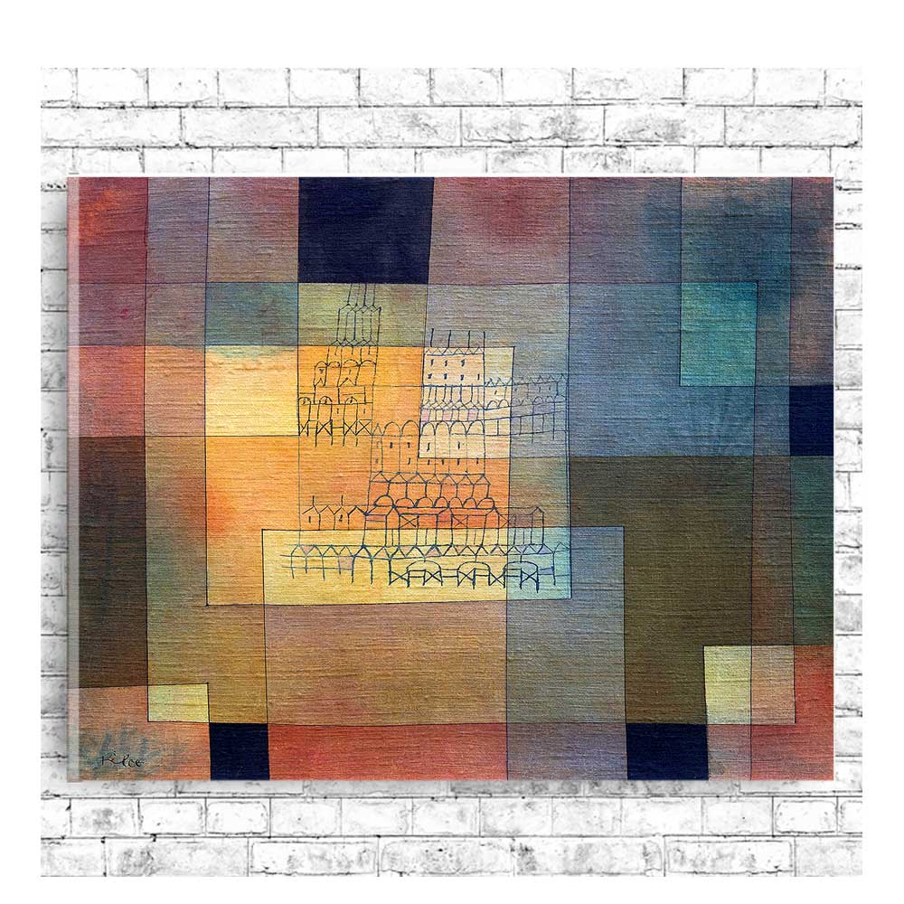 Polyphonic Architecture (1930) by Paul Klee - Buy Print Only or Mounted with Choice of Accent Color
