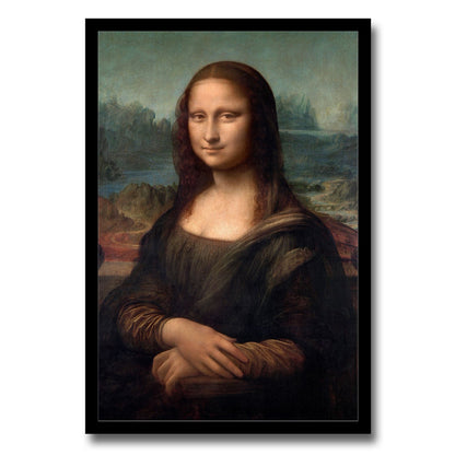 Portrait of Mona Lisa del Giocondo by Leonardo di Vinci