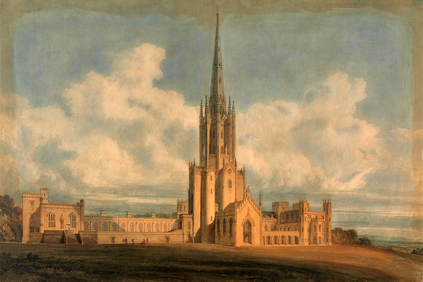 Projected Design for Fonthill Abbey, Wiltshire by J.M.W. Turner