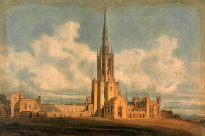 Projected Design for Fonthill Abbey, Wiltshire by J.M.W. Turner