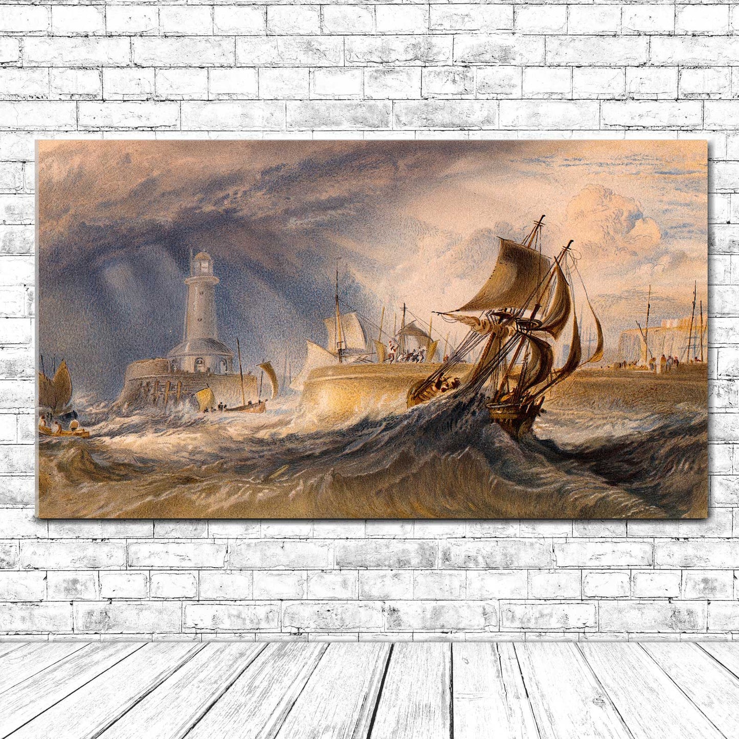 Ramsgate by J.M.W. Turner - Buy Print Only or Mounted with Choice of Accent Color