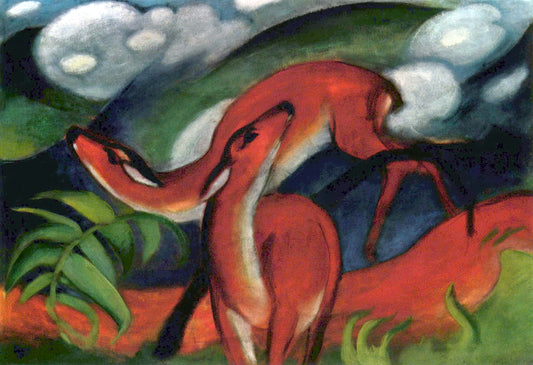 Red Deer II (1912) by Franz Marc