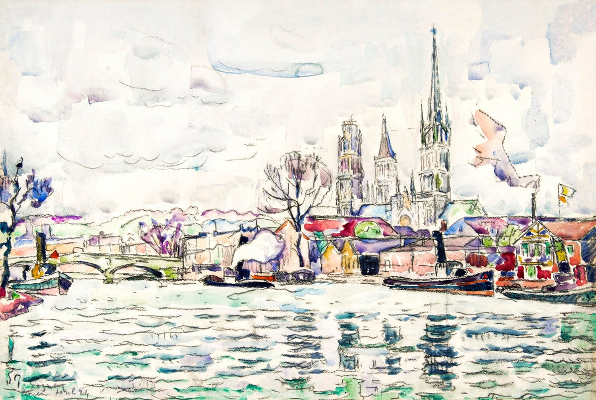 Rouen (1924) by Paul Signac