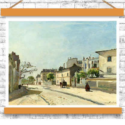 Rue Censier, Paris by Johan Jongkind- Buy Print Only or Mounted with Choice of Accent Color