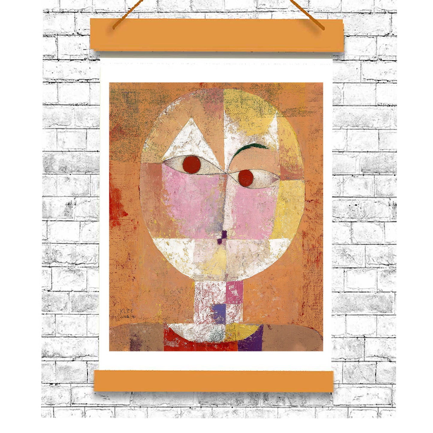 Senecio (Baldgreis) (1922) by Paul Klee - Buy Print Only or Mounted with Choice of Accent Color
