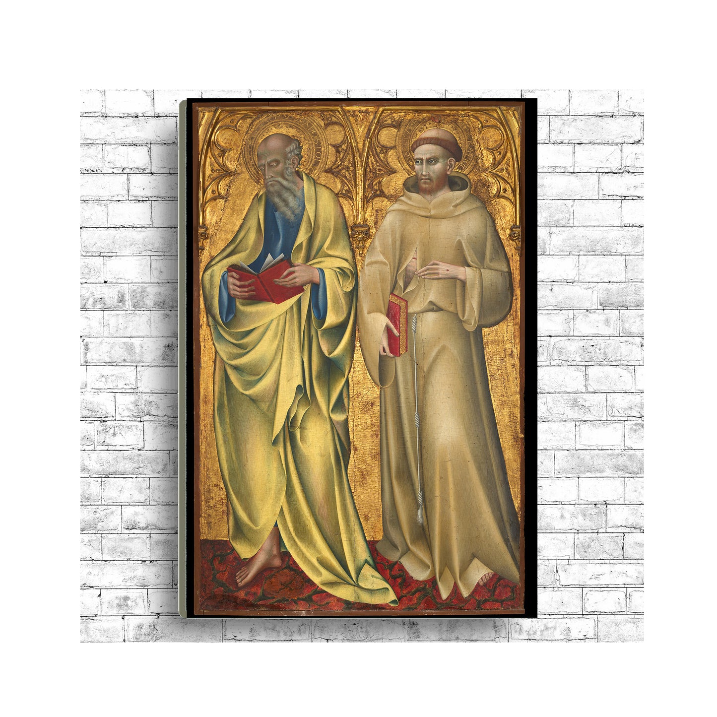Saints Matthew and Francis by Giovanni De Paolo