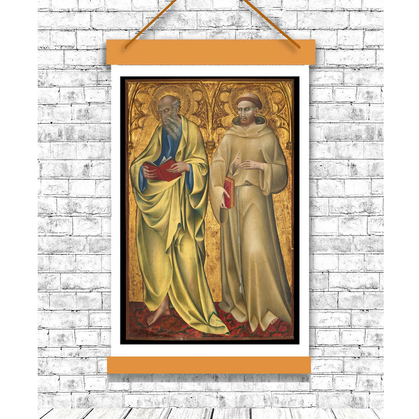 Saints Matthew and Francis by Giovanni De Paolo
