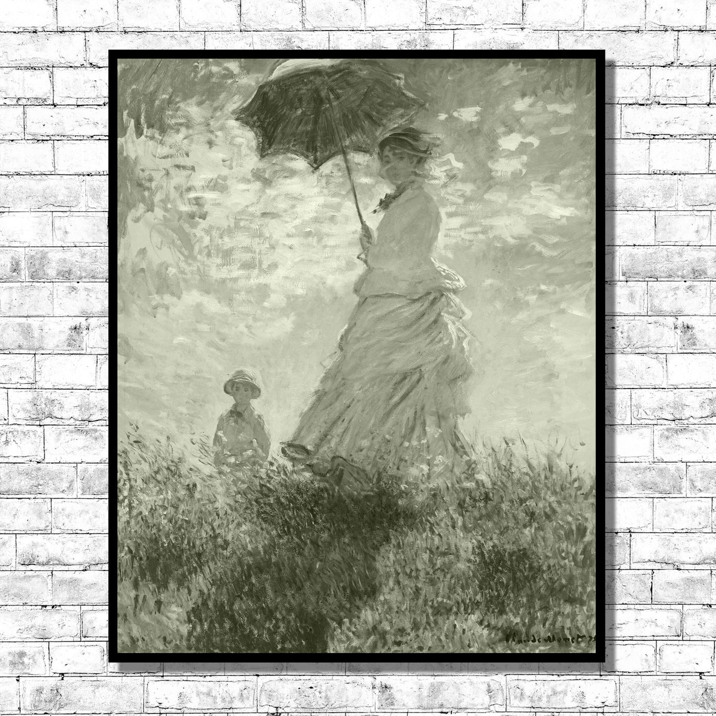 zz-Woman with a Parasol - Madame Monet and Her Son by Claude Monet - Through Filters