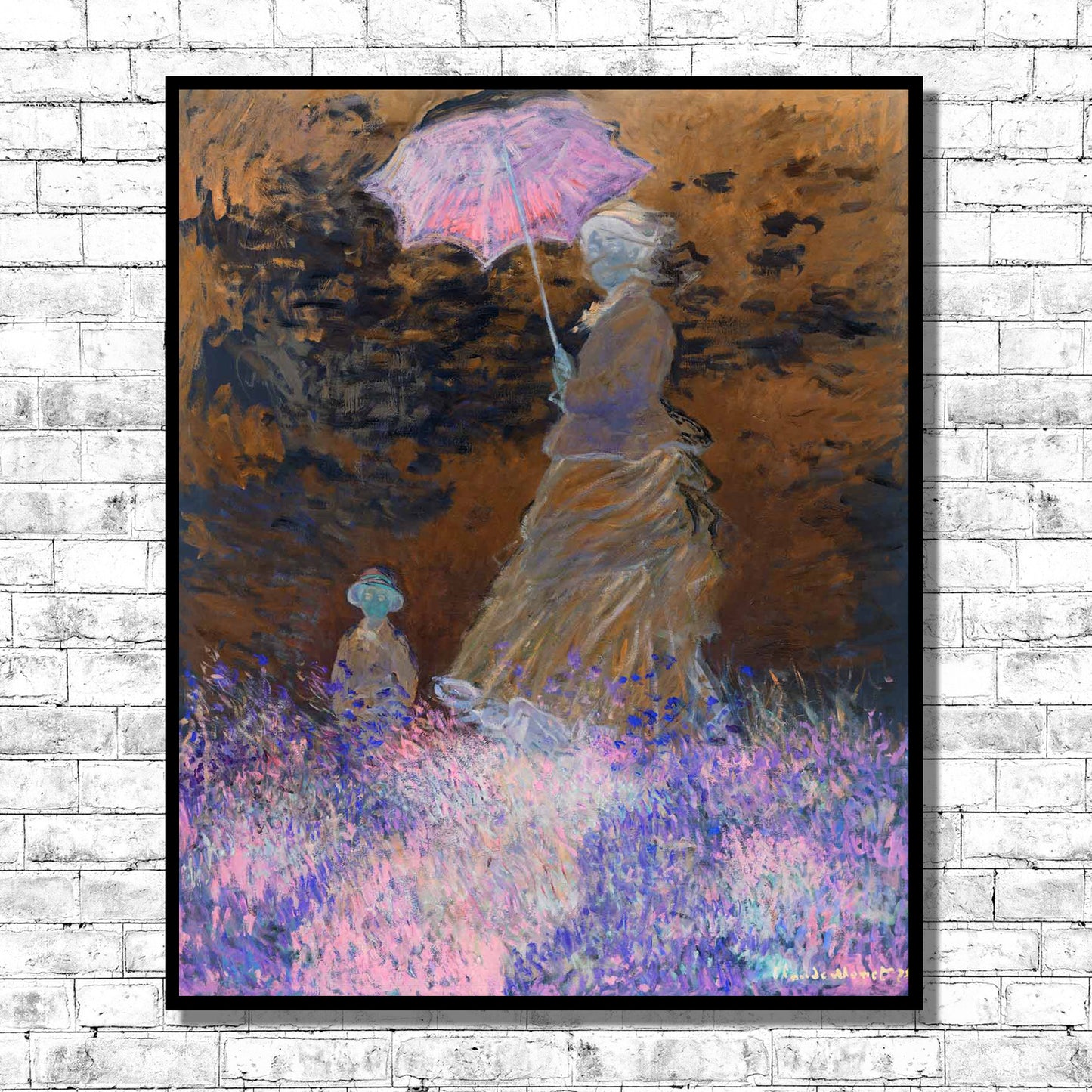 zz-Woman with a Parasol - Madame Monet and Her Son by Claude Monet - Through Filters