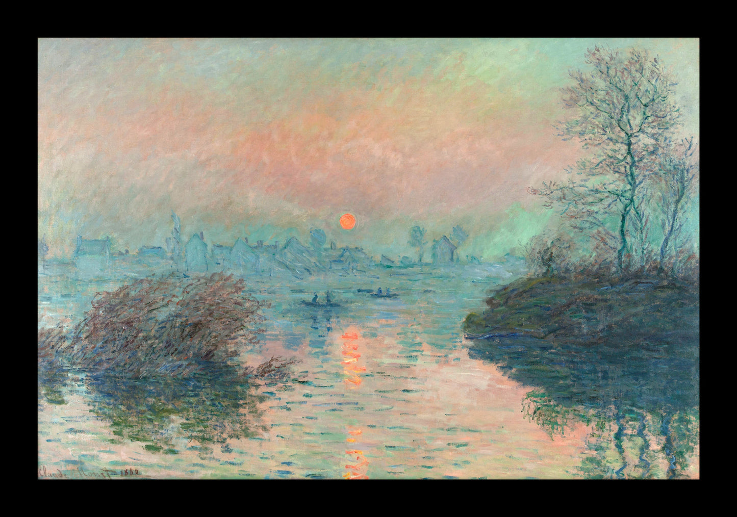 Claude Monet's Snow at Argenteuil (1874–1875) by Claud Monet