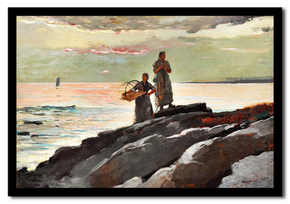 Sailing off Gloucester (ca.1880) by Winslow Homer