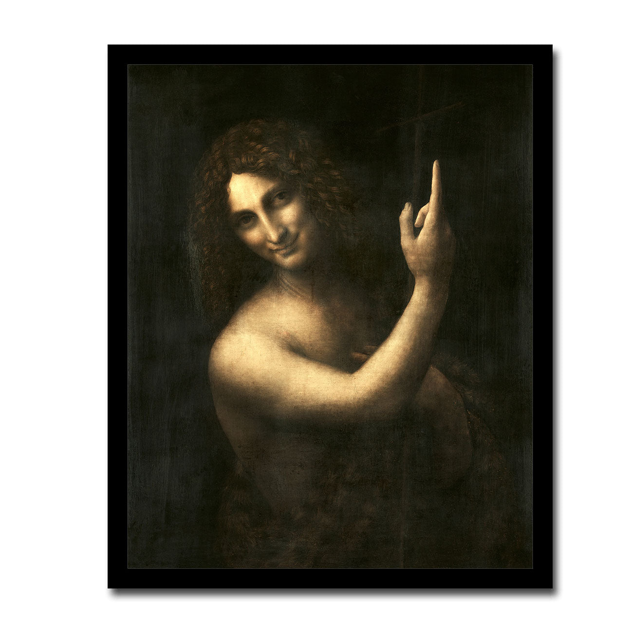 Saint John the Baptist (1513-1516) by Leonardo Di Vinci