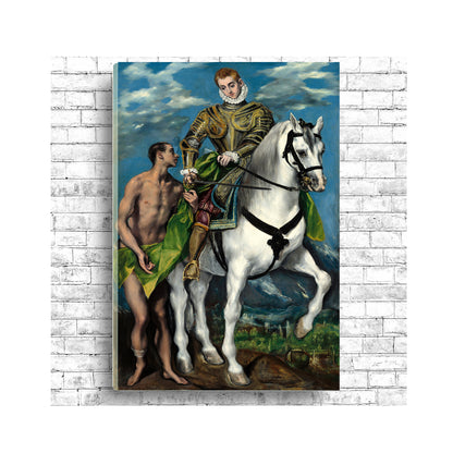 Saint Martin and the Beggar (1597-1599) by El Greco