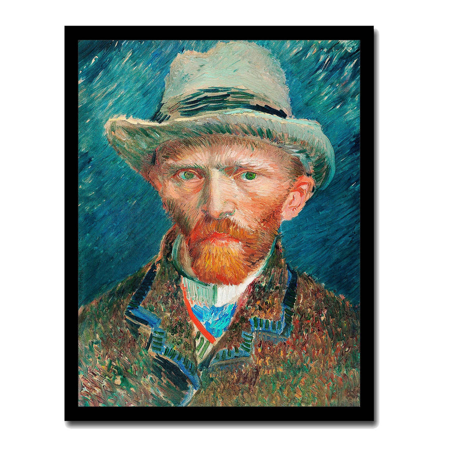 Self-portrait (1887) #2 by Vincent Van Gogh - Buy Print Only or Mounted with Choice of Accent Color