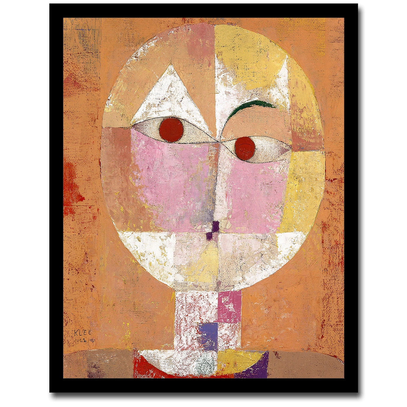 Senecio (Baldgreis) (1922) by Paul Klee - Buy Print Only or Mounted with Choice of Accent Color