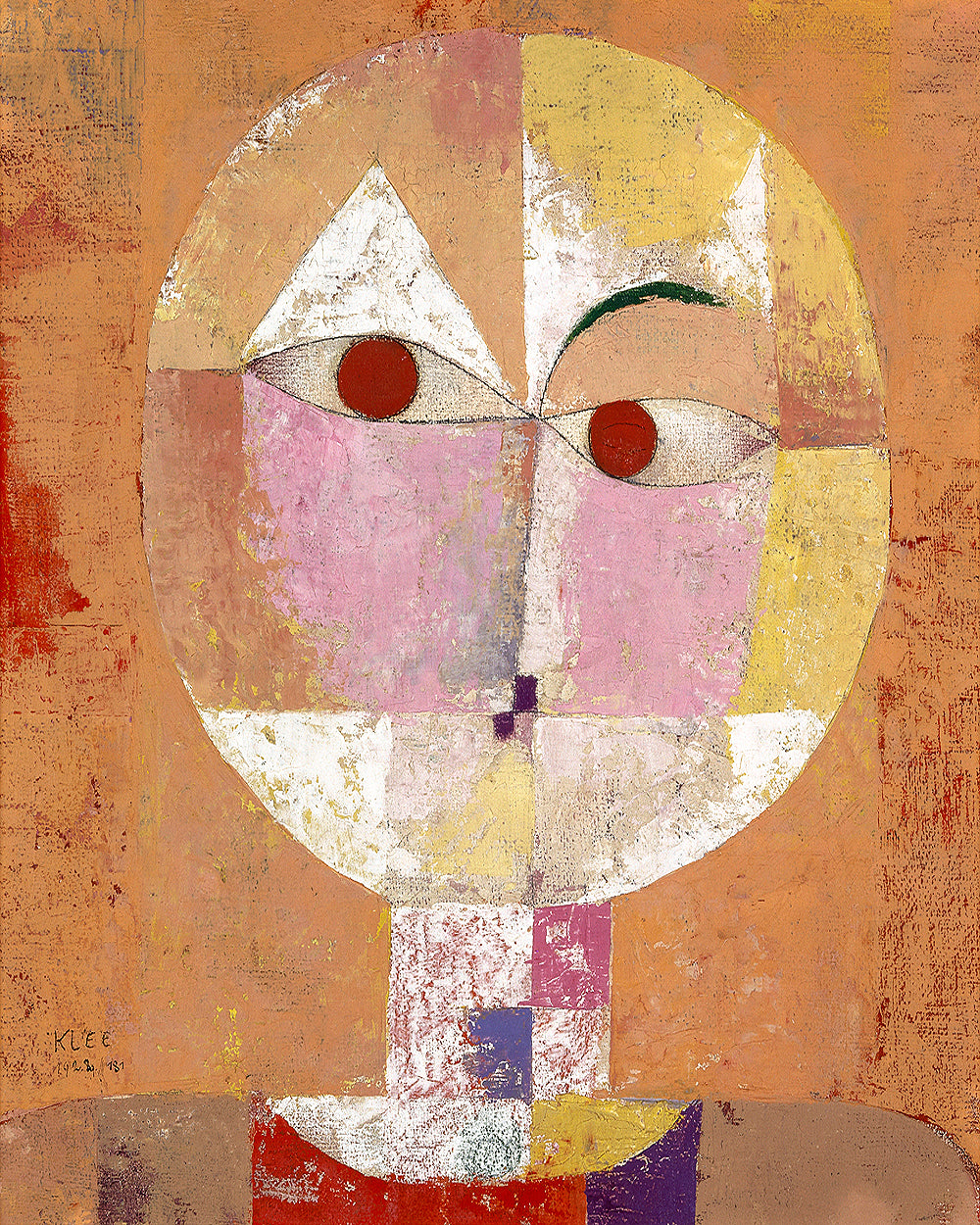 Senecio (Baldgreis) (1922) by Paul Klee - Buy Print Only or Mounted with Choice of Accent Color