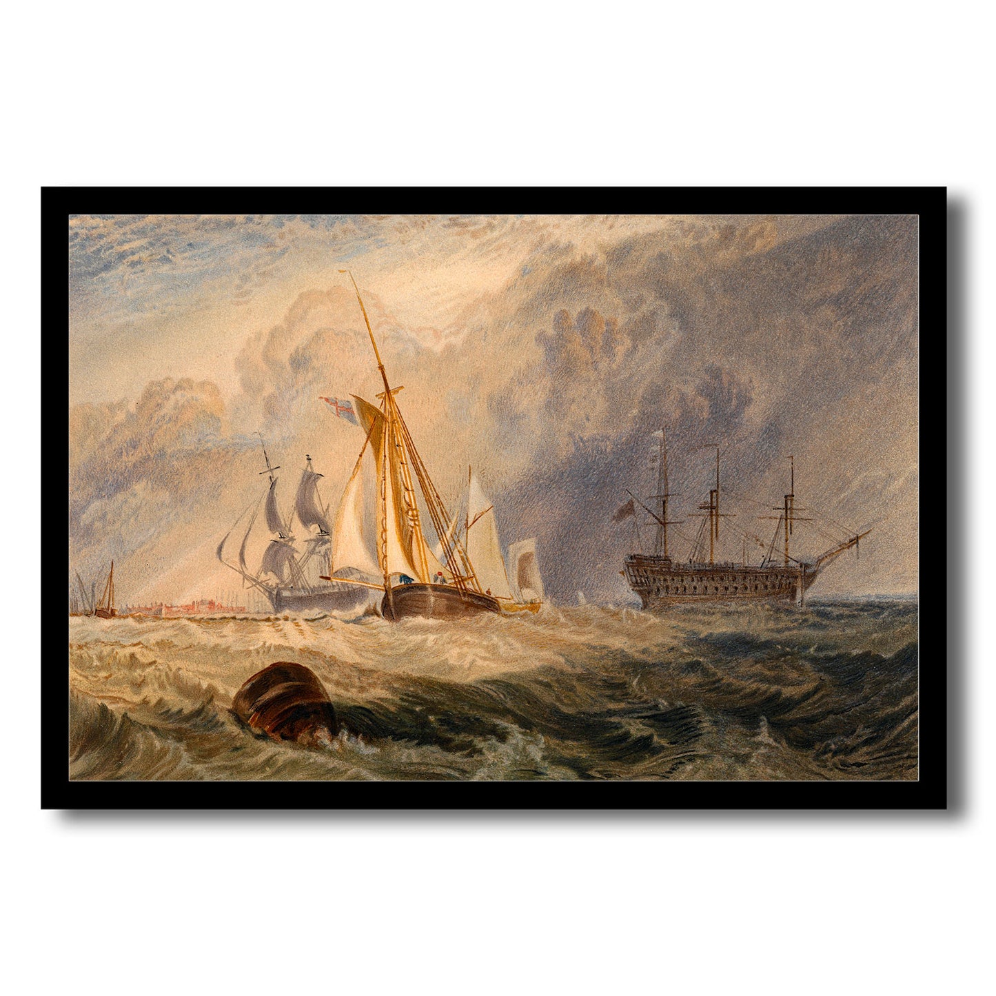 Sheerness by J.M.W. Turner - Buy Print Only or Mounted with Choice of Accent Color