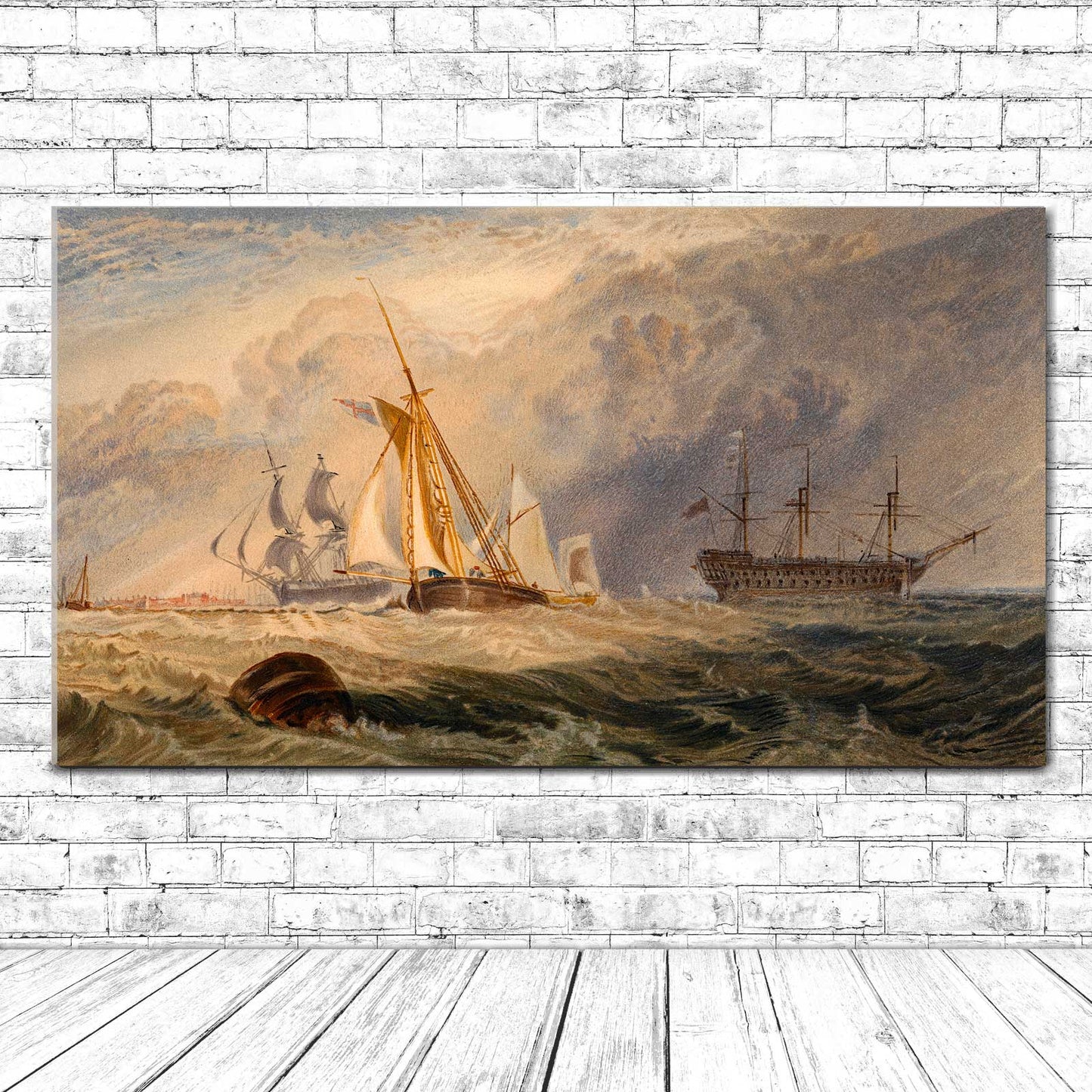 Sheerness by J.M.W. Turner - Buy Print Only or Mounted with Choice of Accent Color