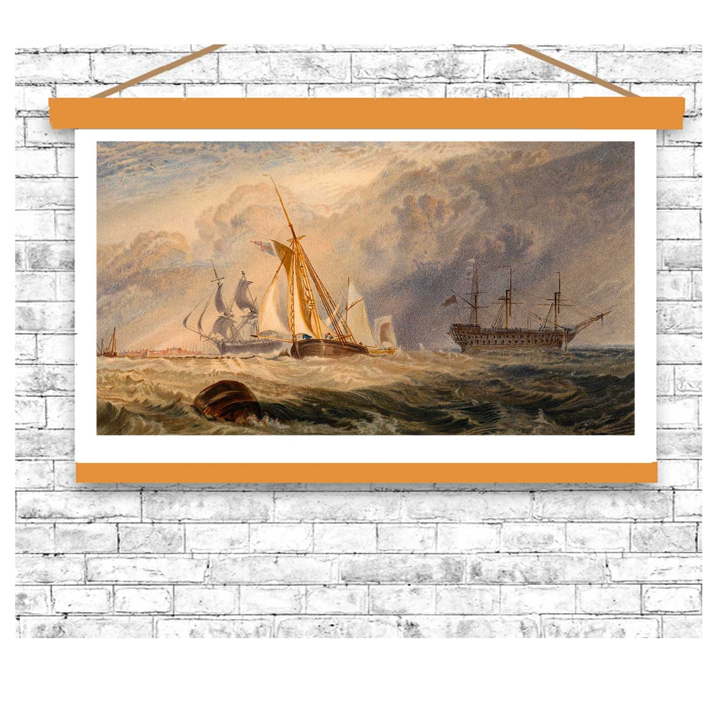 Sheerness by J.M.W. Turner - Buy Print Only or Mounted with Choice of Accent Color
