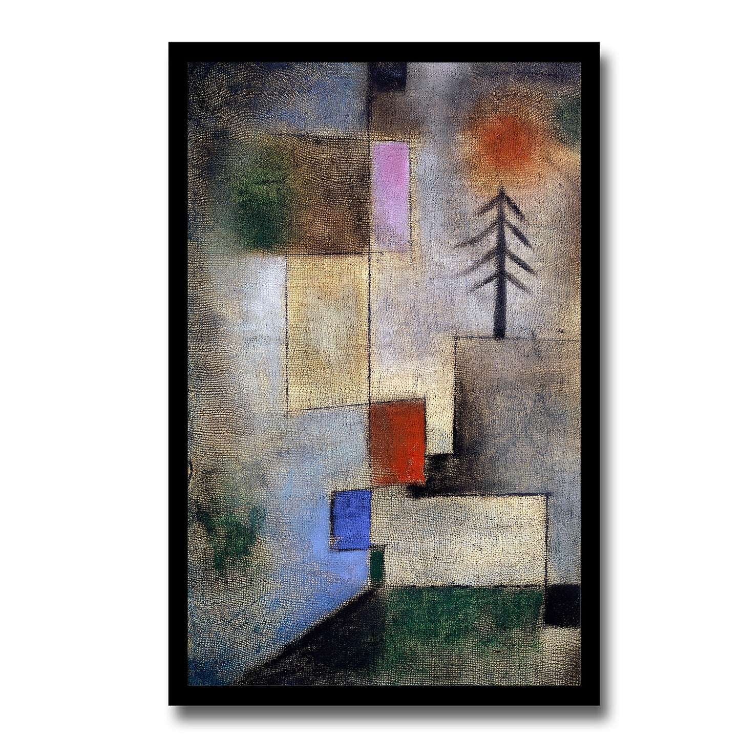 Small fir picture (1922) by Paul Klee - Buy Print Only or Mounted with Choice of Accent Color