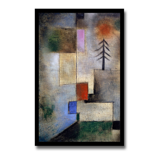 Small fir picture (1922) by Paul Klee - Buy Print Only or Mounted with Choice of Accent Color